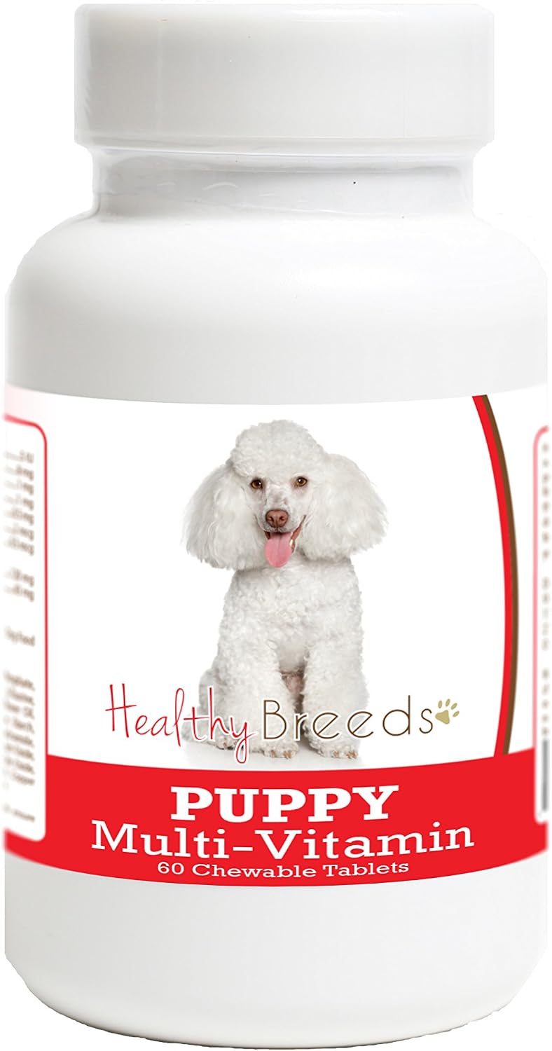 Healthy Breeds Multivitamínico para Cachorros Poodle 60 Comprimidos