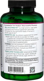 Vitanica - Mid-Life Symmetry Multivitamínico y Mineral de Alta Potencia para Mujeres 50-65, Vegano, 180 Cápsulas
