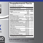 Health Solution Prime - Suplemento de Biotina con Catalasa y Extractos Herbales, 60 Cápsulas
