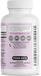 Bronson Ultra Biotin 10,000 mcg – Complemento para Cabello, Piel y Uñas, 120 Cápsulas Vegetales