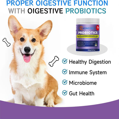 Probióticos para Perros con Enzimas, Papaya, Calabaza y Aceite de Krill - 200 Masticables – Image 2
