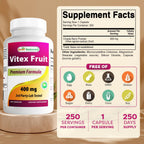 Best Naturals Vitex Sauzgatillo 400 mg – 250 Cápsulas
