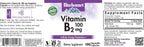 Bluebonnet Nutrition Vitamina B2 (Riboflavina) 100 mg - 100 Cápsulas Vegetales