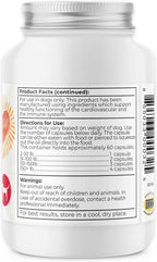 Dr. Harvey's Coenzyme Q10 - Suplemento de Apoyo Cardíaco y Cardiovascular para Perros, 60 Cápsulas