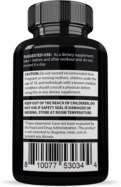 (2 Paquete) Savage Grow Max 1600MG Fórmula Avanzada para la Salud Masculina 120 Cápsulas