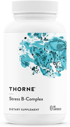 THORNE Stress B-Complex - Vitaminas B2, B6, B12 y Folato en Formas Altamente Absorbibles - Extra Vitamina B5 para Apoyo Adrenal, Manejo del Estrés y Función Inmune - 60 Cápsulas