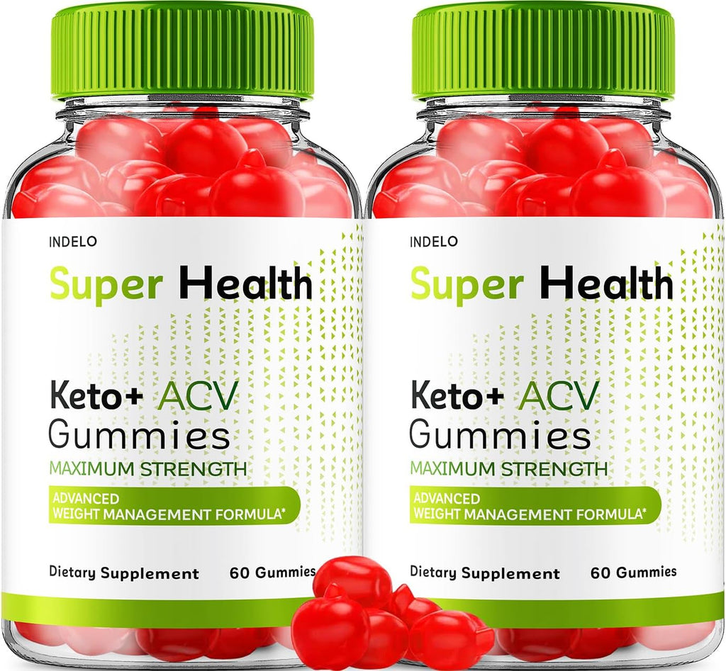 Super Health Keto ACV Gummies - 2 Pack (120 Gummies)