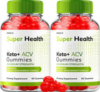 Super Health Keto ACV Gummies - 2 Pack (120 Gummies)