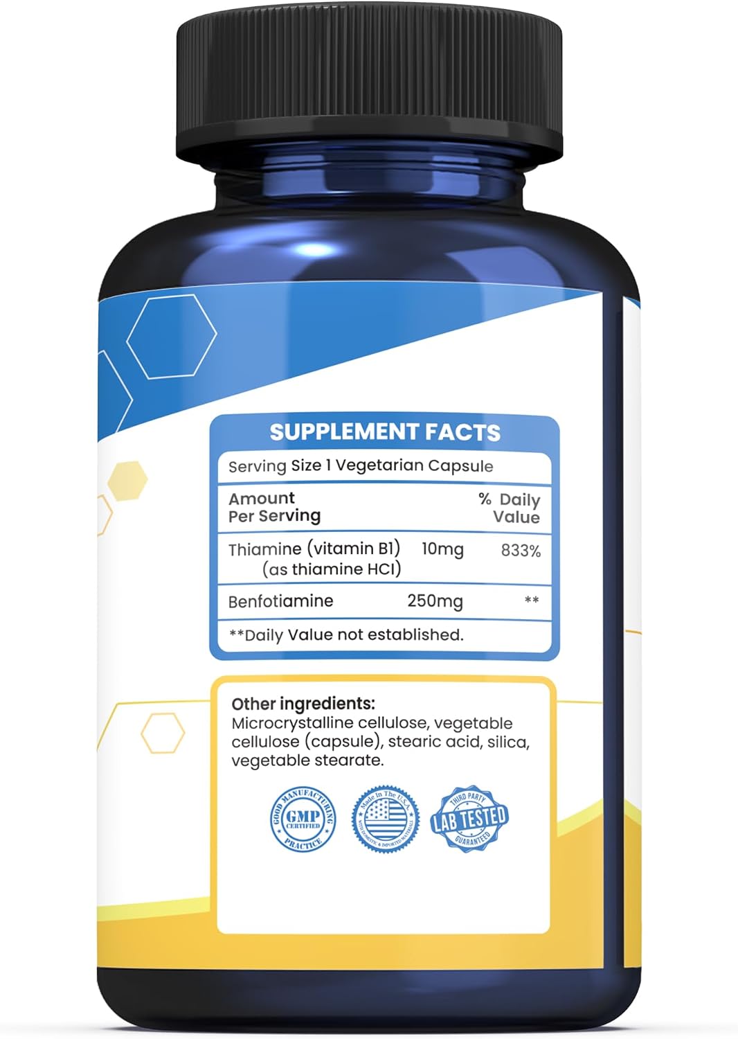 Nutriselect Vitamina B1 250mg Benfotiamina – 120 Cápsulas Veganas