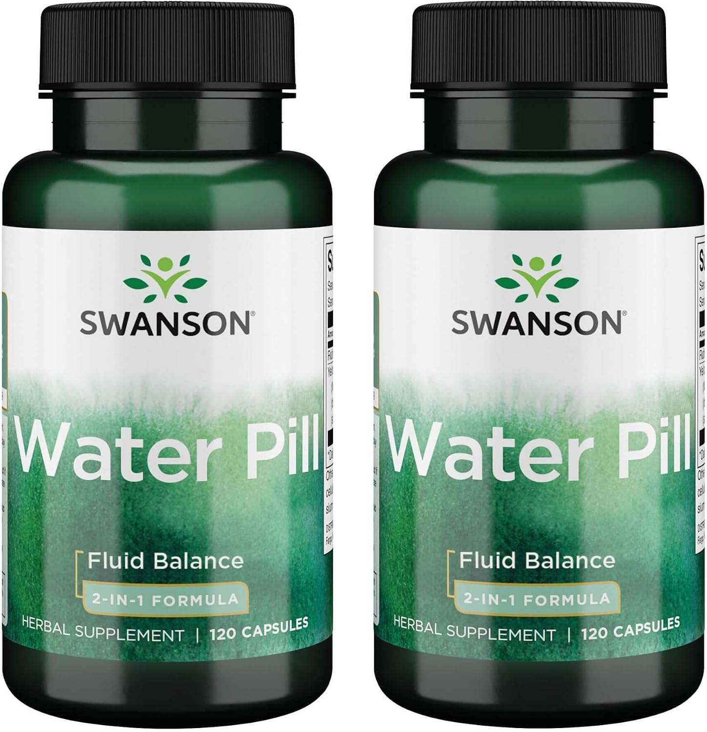 Swanson Super-Strength Water Pill 20 mg 120 Cápsulas (Pack de 2)