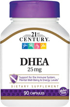 21st Century DHEA 25 mg Cápsulas, 90 Cápsulas (Paquete de 2)