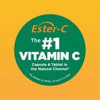American Health Ester-C 1000 mg con Bioflavonoides – Apoyo Inmunitario 24h, Suave para el Estómago, 105 Cápsulas