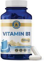 Vykee Nutrition Vitamina B1 (Tiamina) Cápsulas – 500 mg, 120 unidades