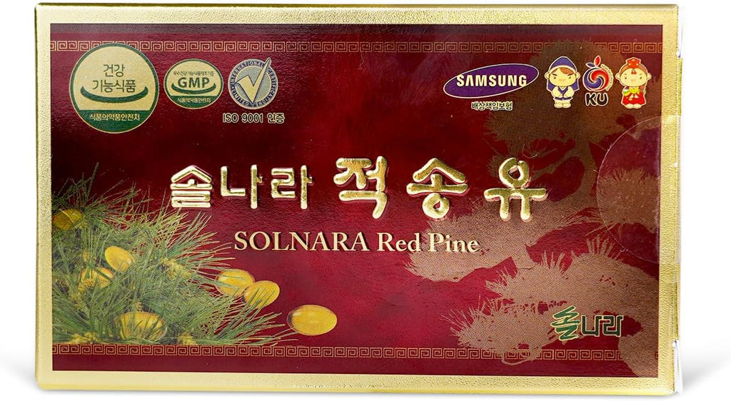 SOLNARA Aceite de Pino Rojo Coreano - 60 Cápsulas Blandas