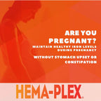 NaturesPlus Hema-Plex Iron - Hierro Quelado 85 mg con Vitamina C y Bioflavonoides - 60 Cápsulas - Vegano, Sin Gluten