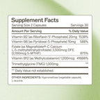 Amy Myers MD Methylation Support - MTHFR Supplement - Supports Adrenal Function, Gut & Liver Health - Contains Folate, Vitamin B12, B6 & B2 - Non-GMO & Gluten-Free - 60 Capsules (30 Servings)