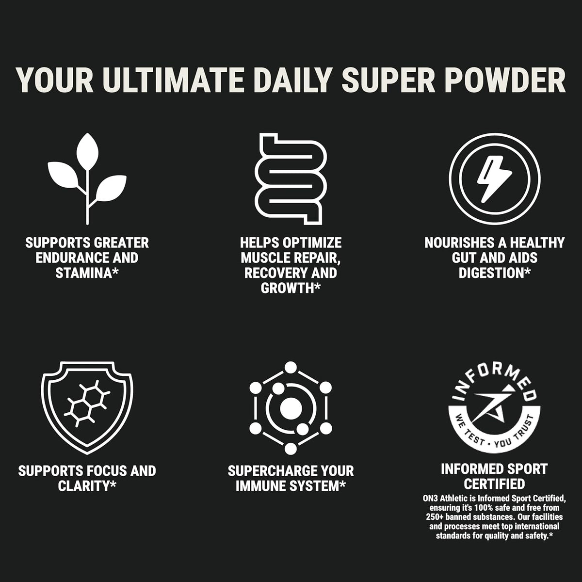 ON3 Athletic Greens & Superfood Blend con – Eleuthero: Una raíz adaptógena utilizada tradicionalmente para ayudar – Image 8