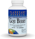 Planetary Herbals Baya Goji Espectro Completo 700mg - 180 Cápsulas Vegetarianas