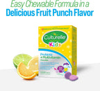 Culturelle Kids Probiótico + Multivitamínico Completo Masticable para Niños (30 comprimidos)