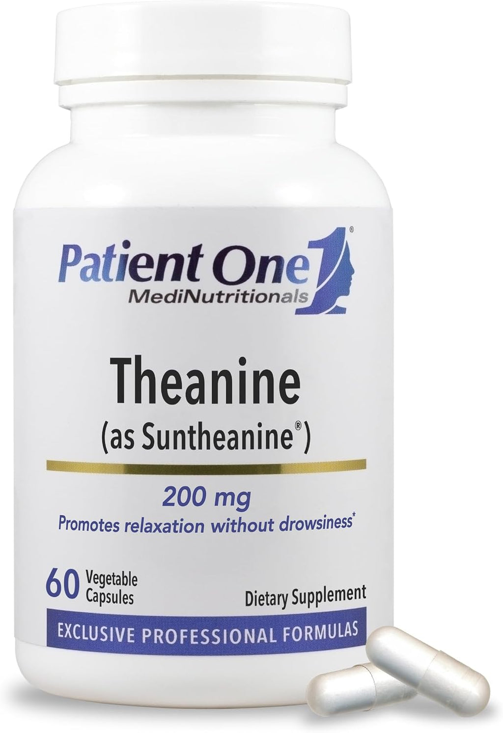 Patient One L-Teanina 200 mg con Suntheanine | 60 Cápsulas