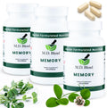 M.D. Blend Brain Support – Suplemento para la Memoria y el Enfoque, 180 Cápsulas (Paquete de 3)