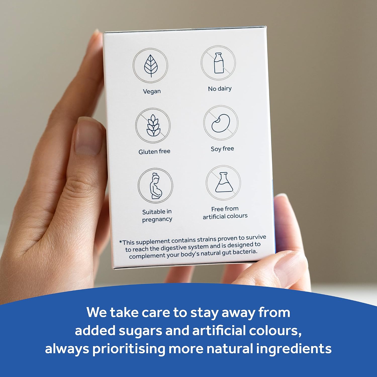 Optibac Probiotics Every Day Extra 30 Cápsulas | Probiótico Digestivo de Alta Potencia con 20 Mil Millones de UFC | Lactobacillus acidophilus NCFM | Vegano