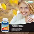Best Naturals Ácido Hialurónico 200 mg - 120 Comprimidos (No-GMO, Sin Gluten)