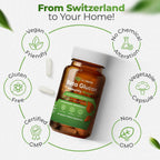 Bio Swiss Beta Glucan Immunity Power - Glucano 1,3D-1,6D con Vitamina D - 60 Cápsulas
