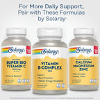 SOLARAY Complejo B 100 mg - Apoyo Energético y Nervioso, 100 Cápsulas