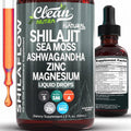 ShilaFlow Shilajit Drops Líquido – Complejo de Shilajit con Sea Moss, Ashwagandha, Zinc, Magnesio y Boro