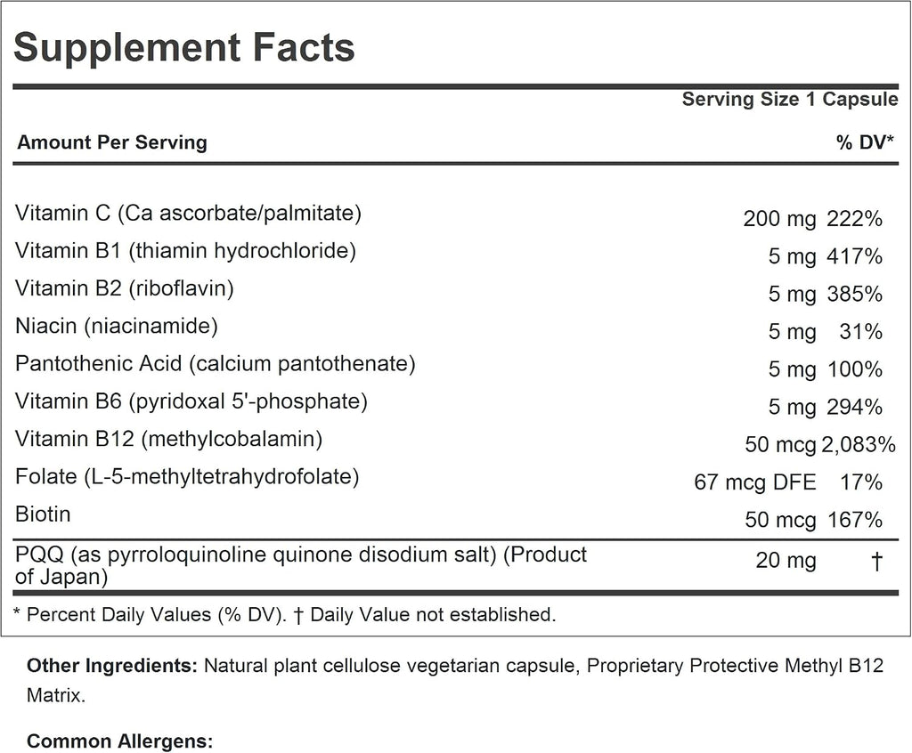 ANDREW LESSMAN PQQ 20mg - 60 Cápsulas