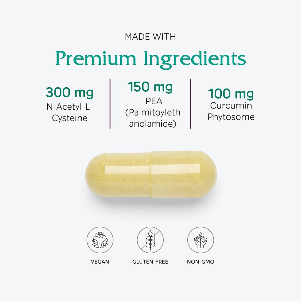 Vitanica NAC-Pea Extra, Vegano, 90 Cápsulas