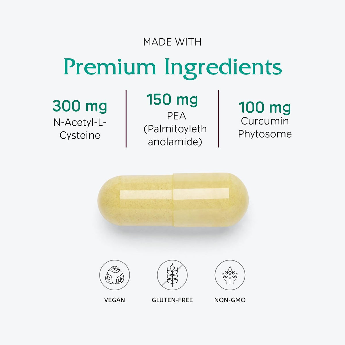 Vitanica NAC-Pea Extra, Vegano, 90 Cápsulas – Extracto de corteza de pino: Rico en proantocianidinas, un tipo de – Image 4