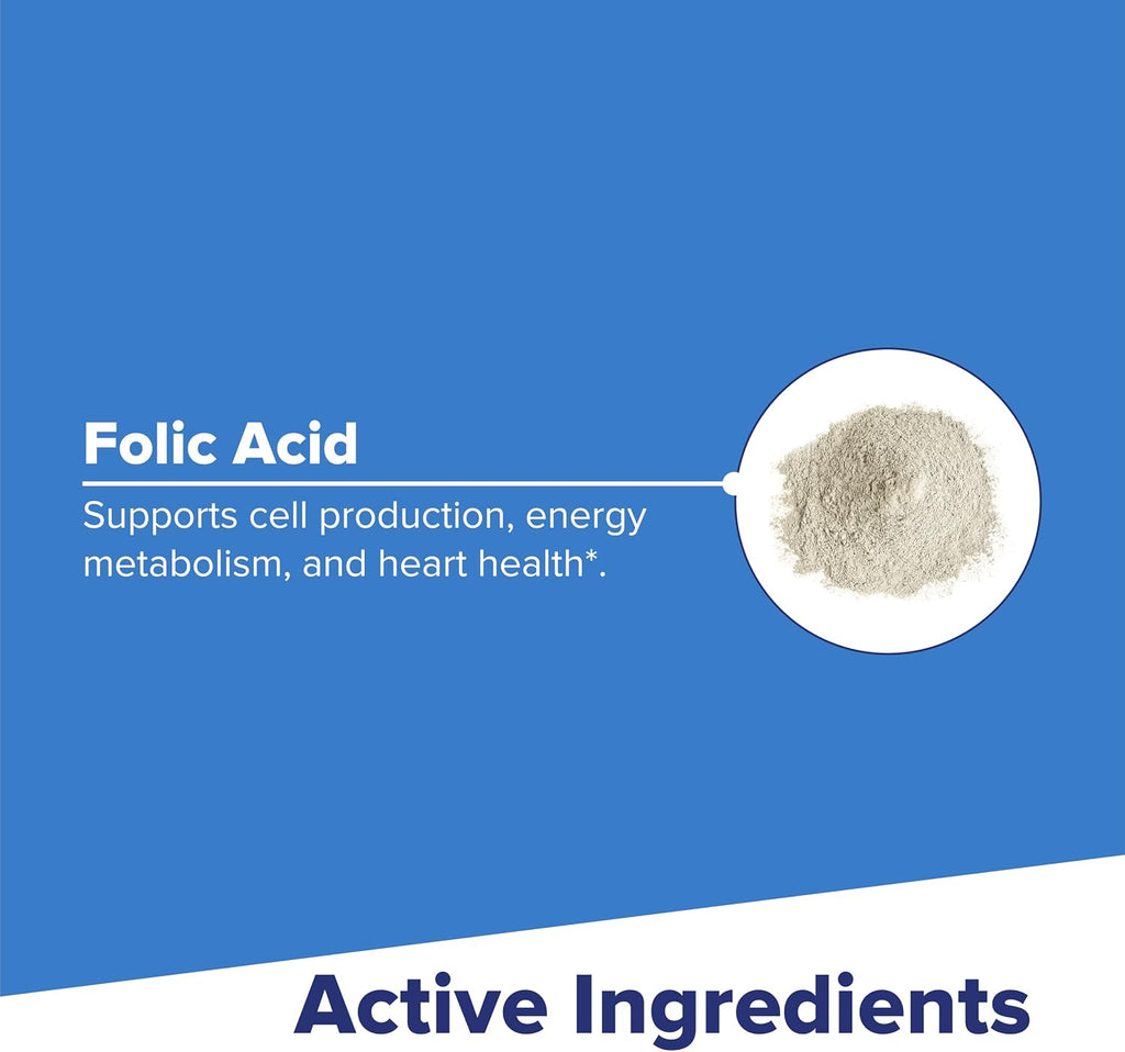 Superior Source Folic Acid 1200 mcg - Supplement for Heart, Immune and Nervous System - 100 Sublingual Tablets