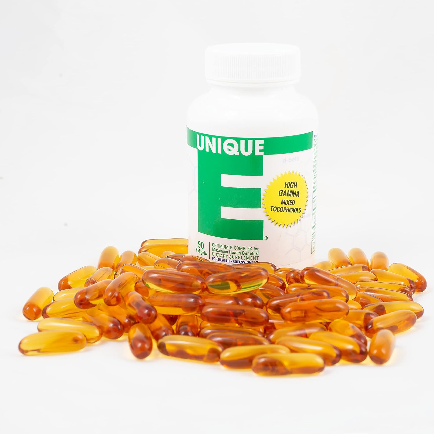 UNIQUE E - Concentrado de Tocoferoles Mixtos, 90 Cápsulas Blandas