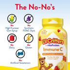 L'il Critters Kids Immune C - Vitamin C and Zinc Gummies for Kids - 190 Gummies - Assorted Fruit Flavor - Gluten-Free and Dairy-Free