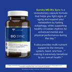 Gundry MD Bio Sync Suplemento para Energía Diurna, Apoya Enfoque y Memoria - (30 Cápsulas)
