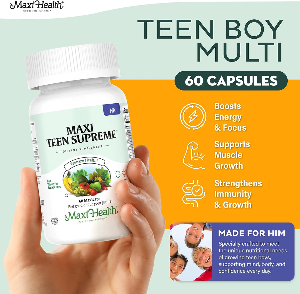 Teen Multivitamin Supreme para Chicos 12-17 años - 60 Comprimidos