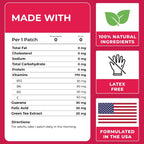 Parches de Vitamina B12 (36 Unidades) - Parches Naturales para Mujer, Energía y Enfoque