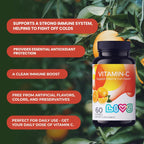 LIVS Vitamina C 250mg Gomitas para Niños y Adultos - 60 unidades
