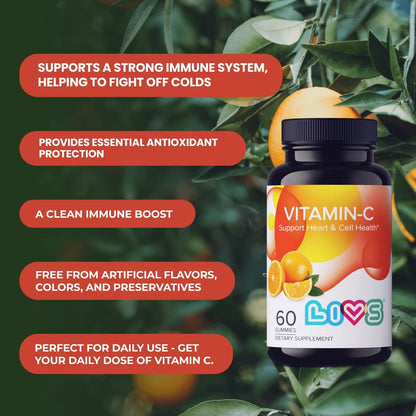 LIVS Vitamina C 250mg Gomitas para Niños y Adultos - 60 unidades – Image 4