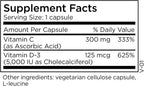 MethylPro Vitamina D3 5,000 UI - 125 mcg - Apoya la fortaleza ósea, el equilibrio inmunológico y el bienestar del estado de ánimo - 90 cápsulas
