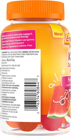 Emergen-C Kidz Gominolas de Apoyo Inmunológico Diario con Vitamina C y Vitaminas B, Sabor Fiesta de Frutas - 44 Gomitas