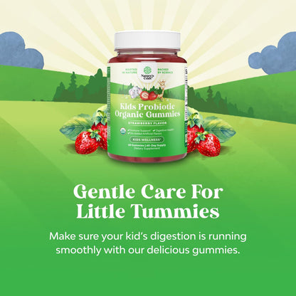 Probióticos Orgánicos para Niños - Gominolas – Orgánicas certificadas (USDA Organic): Sin pesticidas ni – Image 4