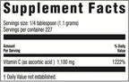 Life Enhancement Ultra Pure Vitamina C en Polvo - 1,100 mg Ácido Ascórbico - 227 Raciones