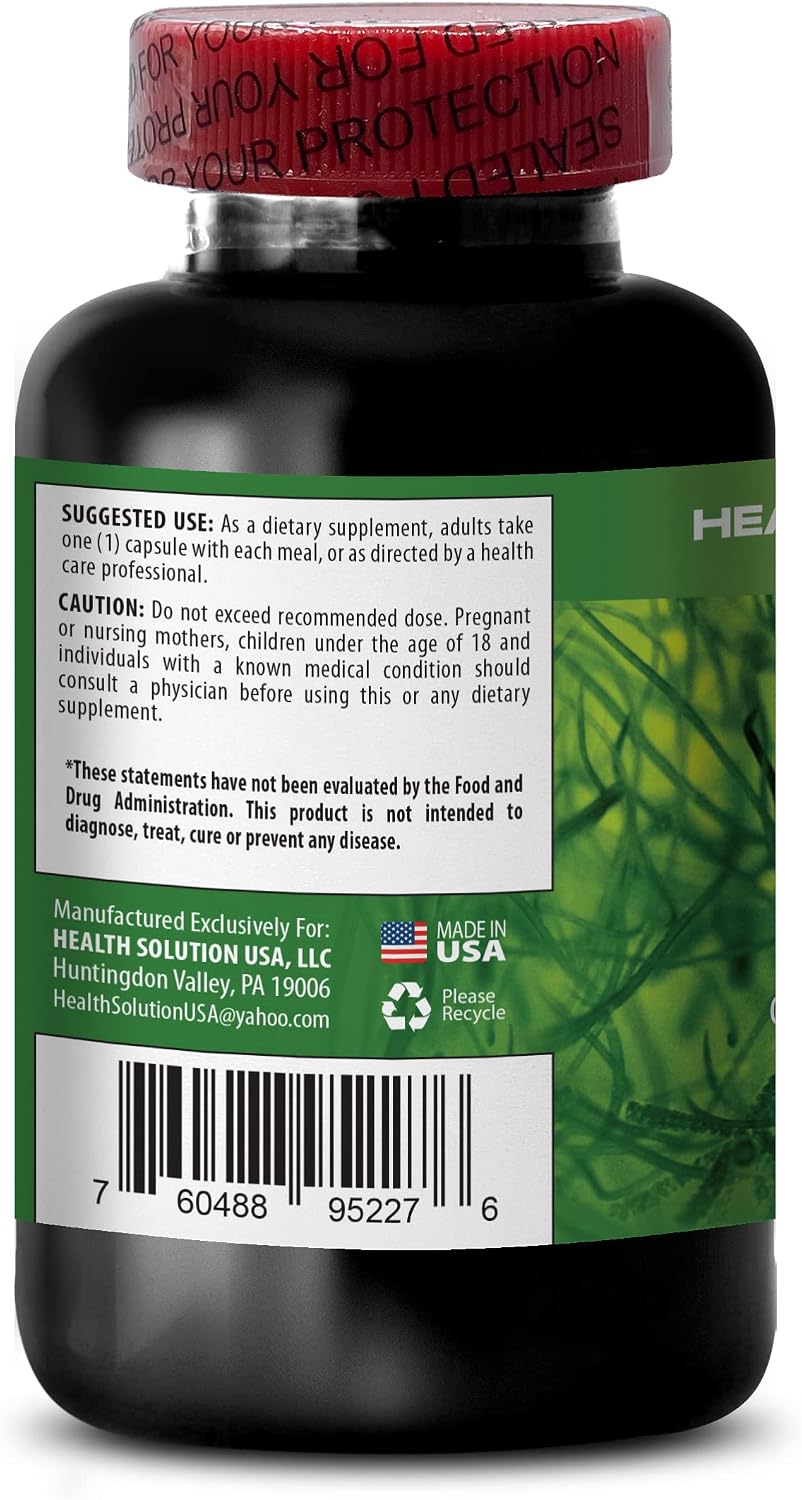 Klamath Blue-Green Algae Capsules - 2 Bottles with 60 Capsules