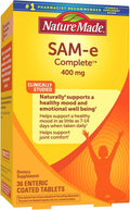 SAM-e Complete 400 mg Comprimidos, 36 Unidades
