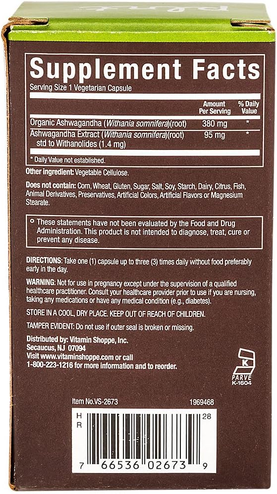 plnt Ashwagandha - 380mg por Cápsula (90 Cápsulas Veganas)