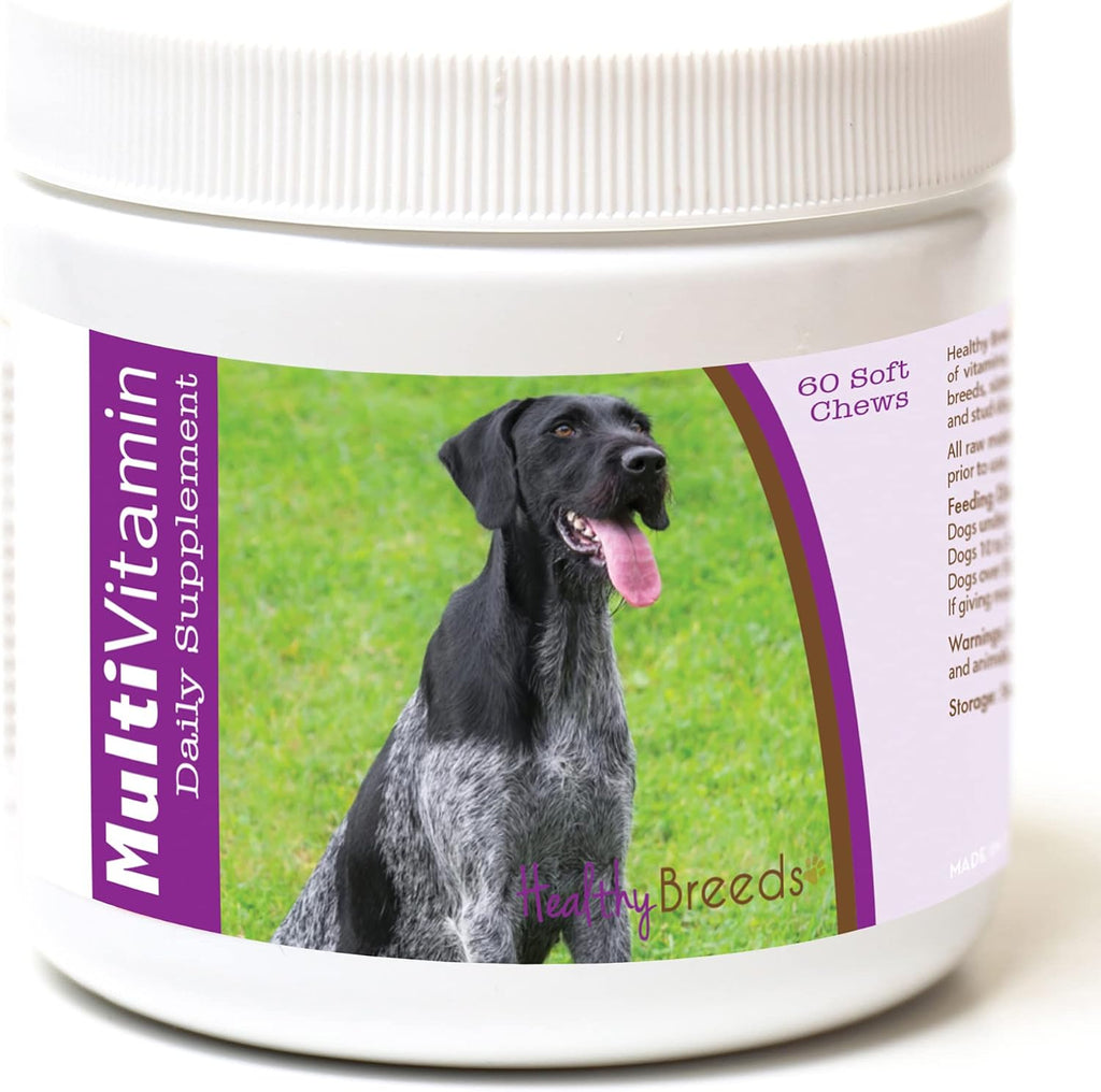 Healthy Breeds German Wirehaired Pointer Multi-Vitamina Golosinas Blandas 60 unidades