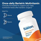 Bariatric Fusion Multivitamínico con Hierro para Mujeres y Hombres | 1 Cápsula al Día | 45mg de Hierro | 30 Cápsulas | 1 Mes